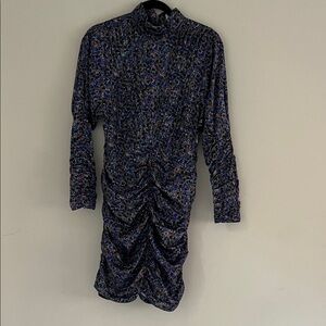 Hunter Bell Multicolor Floral Long Sleeve Dress